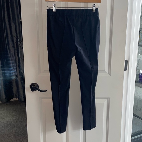 LAFAYETTE 148 NEW YORK ESSENTIAL Gramercy Black Stretch Pintuck Pant {$598} Sz 0 - Picture 5 of 9